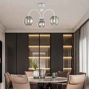 Люстра на штанге Arte Milano Napoli-320719 320719/3 CR+WH