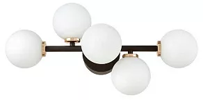 Бра LUMINA DECO Marsiada LDW 6033-5 BK+F.GD
