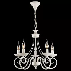 Подвесная люстра Eurosvet Provence 22404/5 белый с золотом