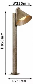 Наземный низкий светильник Favourite Phillo 4132-1F