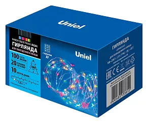 Гирлянда Нить Uniel ULD-S1000 ULD-S1000-100/DTA/RC RGB IP44