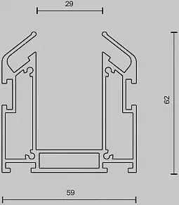 Трек встраиваемый Maytoni Busbar trunkings Exility TRA034MP-212S