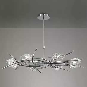 Люстра на штанге Mantra Eclipse Chrome 1450