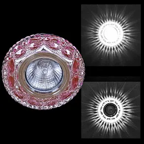 Встраиваемый светильник Reluce  00757-9.0-001CN MR16+LED3W CL+PK