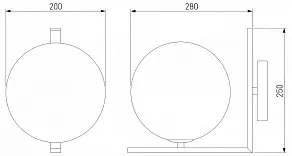 Бра Eurosvet Shape 70131/1 хром