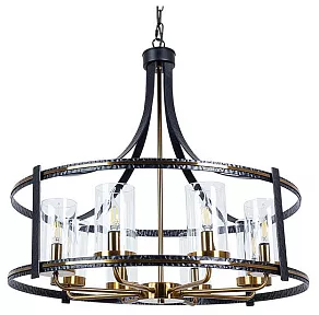 Подвесная люстра Arte Lamp Avior A7011SP-8BK