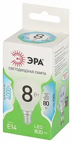 Лампа светодиодная Эра Green Line E14 8Вт 4000K LED P45-8W-840-E14 GL