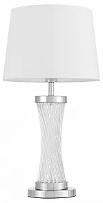Настольная лампа декоративная LUMINA DECO Villanova LDT 302 CHR+WT