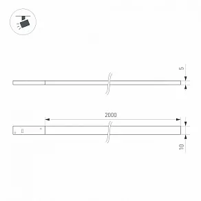 Встраиваемый светильник гибкий Arlight MAG-MICROCOSM 043250