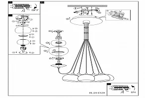 Подвесная люстра Eglo Poldras 94328