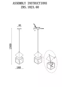 Подвесной светильник Zortes Ice Cube ZRS.1005.01