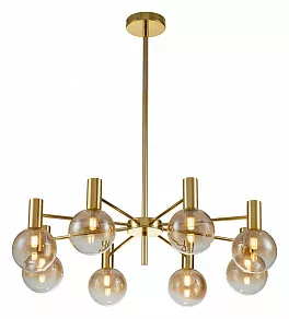 Люстра на штанге Indigo Collana 13015/8R Gold