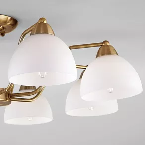 Люстра на штанге Eurosvet Carissa 30172/8 античная бронза