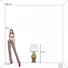 Настольная лампа декоративная Loft it Sense 10268T