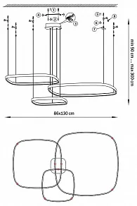 Подвесной светильник Lightstar Saturno 749223