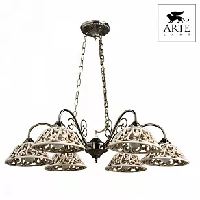 Подвесная люстра Arte Lamp Carved A5387LM-6AB