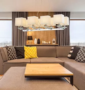 Подвесная люстра LUMINA DECO Fianelo LDP 1248-8 WT