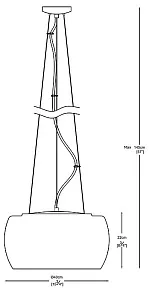 Подвесной светильник Zumaline Rain P0076-05L-F4K9
