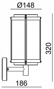 Светильник на штанге Escada 30003 30003W/03