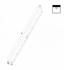 Встраиваемый светильник Maytoni Basis TR030-2-24W3K-B