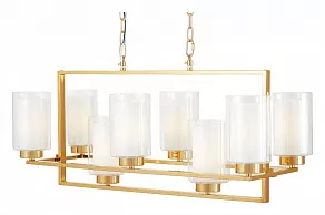 Подвесная люстра LUMINA DECO Lino LDP 1239-8 F.GD