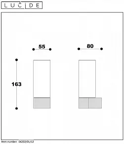 Светильник на штанге Lucide Jesse 04202/01/12