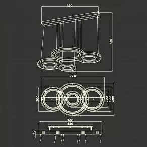 Подвесной светильник Ambrella FA FA4325