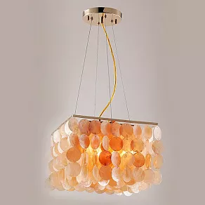 Подвесная люстра Eurosvet 60022 60022/4 золото/коралловый