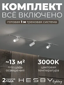 Комплект трековый Hesby Lighting Skylite №3 HSBL_kompl_S003_VI1W3K
