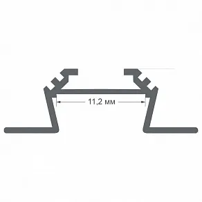 Профиль встраиваемый Apeyron Electrics  08-07-01Ч