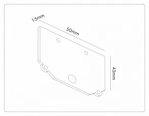 Заглушка для трека Ambrella Light TRACK SYSTEM GL1990