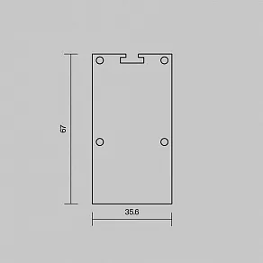 Заглушка для профиля Maytoni  642079