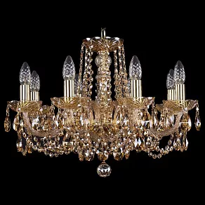 Подвесная люстра Bohemia Ivele Crystal 1402 1402/8/195/G/M721