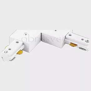 Соединитель угловой L-образный для треков Italline WSO WSO 74 white