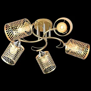 Потолочная люстра Reluce 01322-1 01322-0.3-05 MATT GOLD+CR