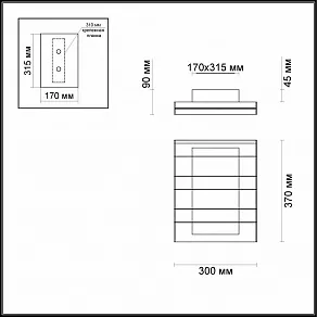 Накладной светильник Odeon Light Piano 4015/46CL