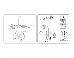 Люстра на штанге Ambrella Light FL FL51627