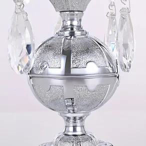 Настольная лампа декоративная Bohemia Ivele Crystal AL77 AL77500L/1-23 Ni