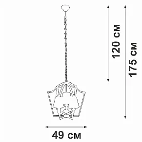 Подвесная люстра Vitaluce V4991 V4991-8/3