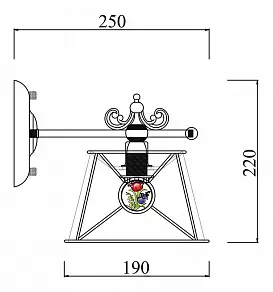 Бра Maytoni Itella ARM620-01-W