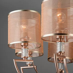 Подвесная люстра Eurosvet Licata 60099/8 перламутровое золото