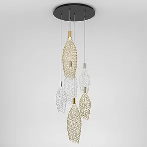 Подвесной светильник Eurosvet Ruche 90352/6 золото/хром