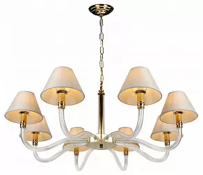 Подвесная люстра iLamp Amber YT2043-8 GD+Cear