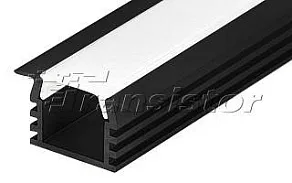 Профиль встраиваемый Arlight PDS-F-2000 ANOD Black 017642