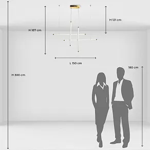 Подвесная люстра DeMarkt Ральф 675015704