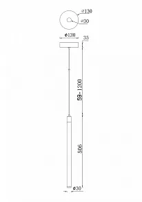 Подвесной светильник Maytoni Ray P021PL-L10MG3K