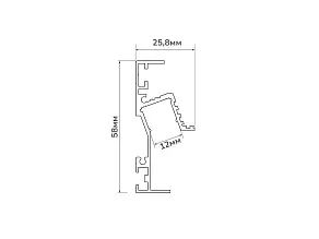 Профиль для плинтусов Lumker  PL-12