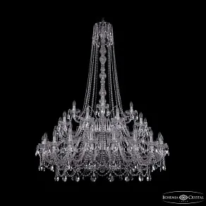 Подвесная люстра Bohemia Ivele Crystal 1411 1411/20+10+5/460/h-175/2d Ni