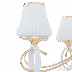 Подвесная люстра Arte Milano Florentia-2387 302387/8 Wh/Gd
