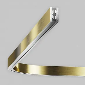 Трек накладной Maytoni Accessories for tracks Flarity TRX154-RC80-BS